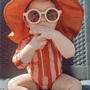 NWT Stylish Children’s Round Retro Sunglasses Toddler Sunnies